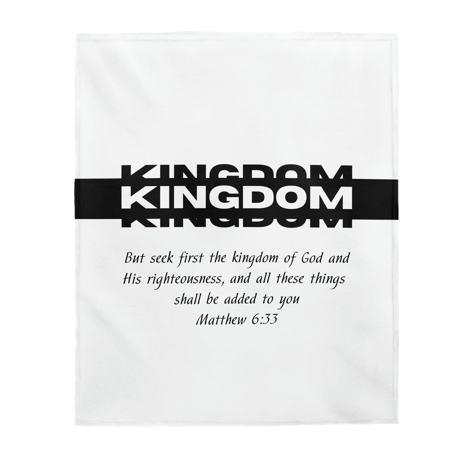 "Kingdom" Velveteen Plush Blanket