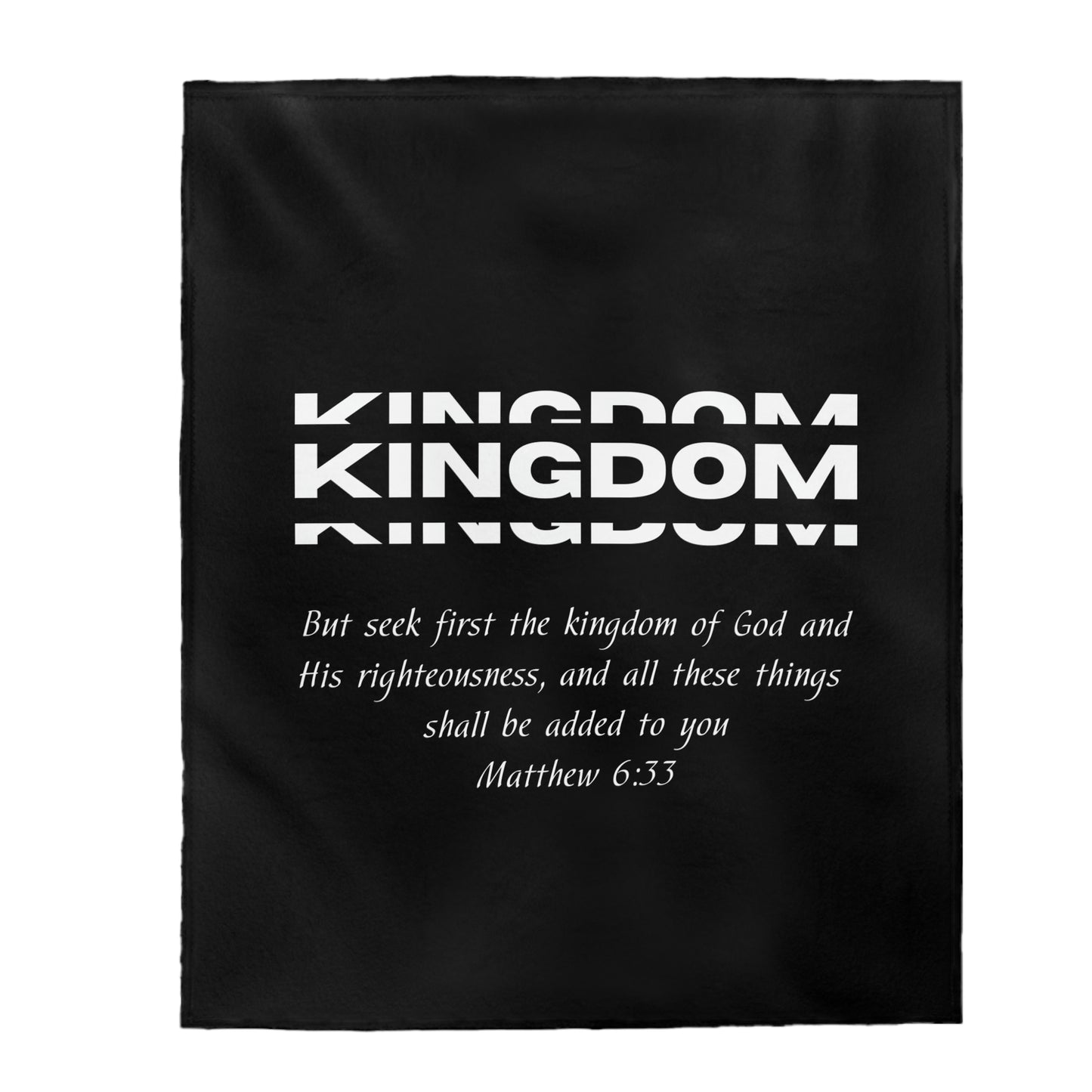 "Kingdom" Velveteen Plush Blanket