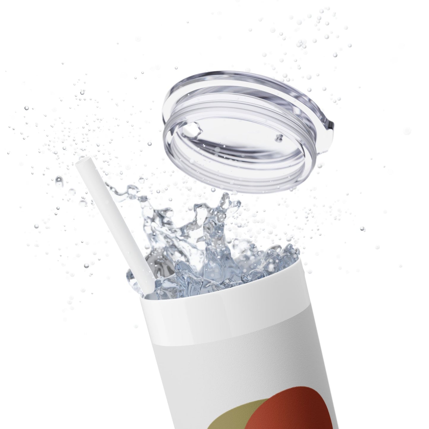 Skinny Tumbler with Straw, 20oz
