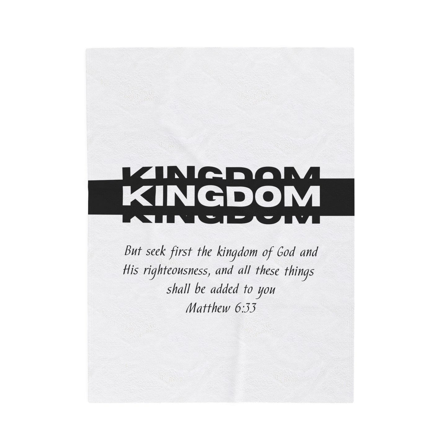"Kingdom" Velveteen Plush Blanket
